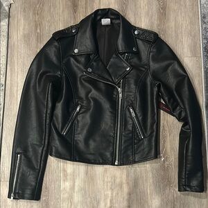 Women's Black Leather Jacket